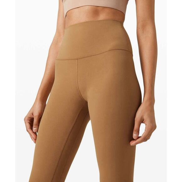Lululemon Align Pant 28” Leggings Size 2 Brown Camel Tan High Rise Yoga Pants - Picture 2 of 10
